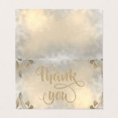 Élégant Carte de remerciements de la brillance d'o (Extérieur déplié)