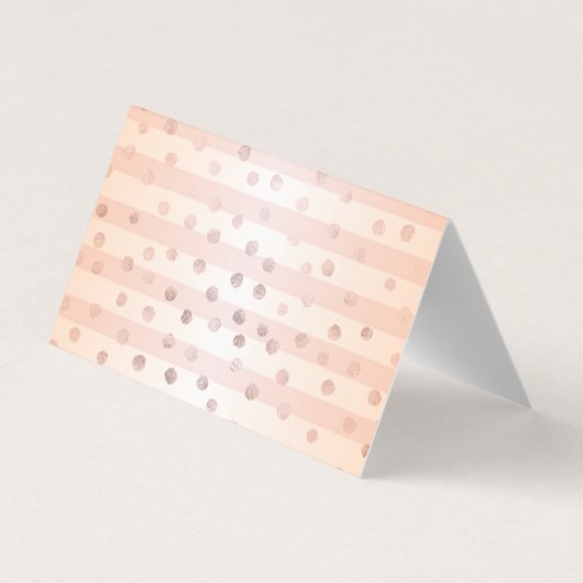 Élégant, Carte de remerciements de points (Dos)