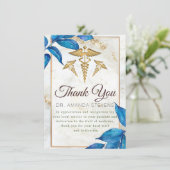 Elégant Carte de remerciements du Docteur Moderne (Debout devant)