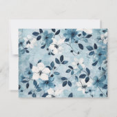 Élégant Carte de remerciements funéraire croisé (Dos)