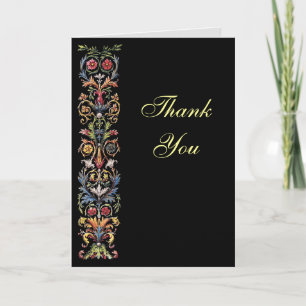 Élégant Carte de remerciements Gothique Illuminé