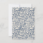 Élégant Carte de remerciements Mariage botanique (Dos)