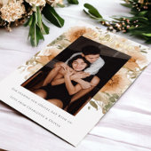 Élégant Carte de remerciements Mariage personnalis