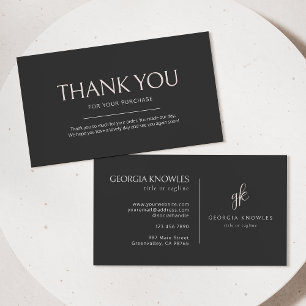 Élégant Carte de remerciements moderne rose pâle