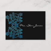 Élégant Carte de visite à balayage - (Dos)