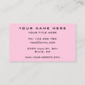 Elégant Carte de visite à deux couleurs - Choisiss (Dos)