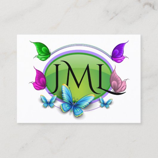 Élégant Carte de visite artisanal (Devant)