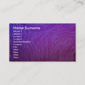 Élégant Carte de visite bleu (Dos)