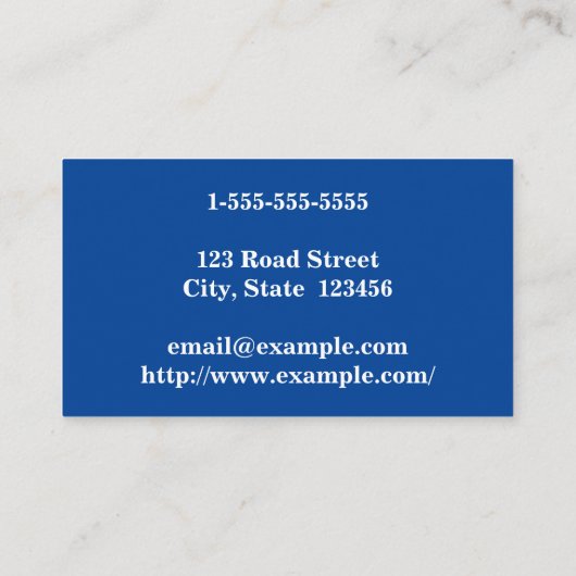 Elegant Carte de visite consultant en beauté (Dos)