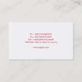 élégant carte de visite créatif moderne (Dos)