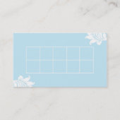 Élégant Carte de visite Damask (Dos)