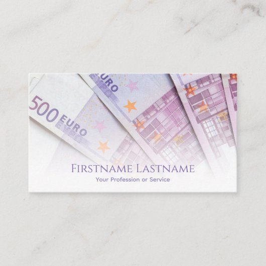 Élégant carte de visite d'argent pour les experts (Devant)