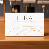 Elégant Carte de visite de concepteur de points d'