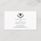 Élégant Carte de visite de la reine d'abeille (Dos)