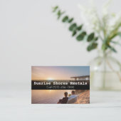 Élégant Carte de visite de location (Debout devant)