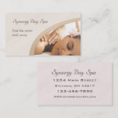 Élégant Carte de visite de massage (Devant / Derrière)