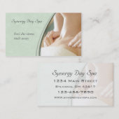 Élégant Carte de visite de massage (Devant / Derrière)