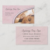 Élégant Carte de visite de massage (Devant / Derrière)