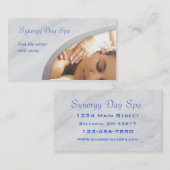 Élégant Carte de visite de massage (Devant / Derrière)