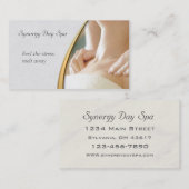 Élégant Carte de visite de massage (Devant / Derrière)