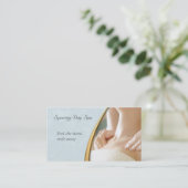 Élégant Carte de visite de massage (Debout devant)