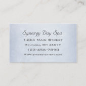 Élégant Carte de visite de massage (Dos)