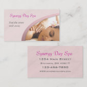 Élégant Carte de visite de massage (Devant / Derrière)