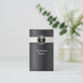 Élégant Carte de visite de musique noire (Debout devant)