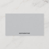 Élégant Carte de visite de soirée (Dos)