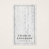 Élégant carte de visite de texture pierre des médi (Devant)