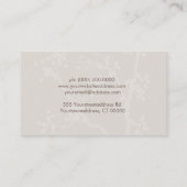 Élégant Carte de visite de tranquillité (Dos)