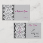 Élégant Carte de visite de vente au détail (Devant / Derrière)