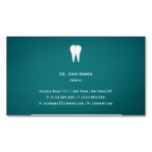 Elégant Carte de visite Dental Aqua (devant)