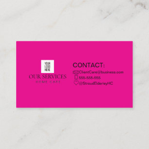 Élégant Carte de visite des services Spas Logo p