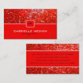 Élégant Carte de visite du planificateur de la Par (Devant / Derrière)