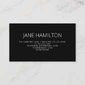 Élégant Carte de visite en marbre d'or chic (Dos)