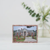 Elégant Carte de visite immobilier / Construction (Debout devant)