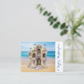 Élégant Carte de visite immobilier Elite (Debout devant)