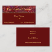 Élégant Carte de visite marbré (Devant / Derrière)
