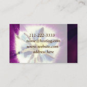 Élégant Carte de visite minimal (Dos)