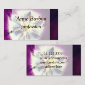 Élégant Carte de visite minimal (Devant / Derrière)