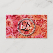 Élégant Carte de visite Monogramme (Devant)