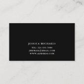 Élégant Carte de visite photo (Dos)