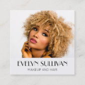 Élégant carte de visite photo (Devant)