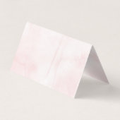 Élégant Carte de visite plié couleur d'aquarelle (Dos)