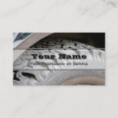 Elégant carte de visite pour les experts des roues (Devant)