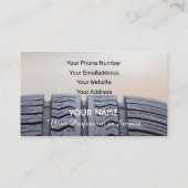 Elégant carte de visite pour les experts des roues (Dos)