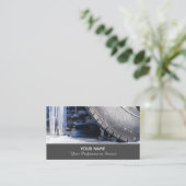 Elégant carte de visite pour les experts des roues (Debout devant)