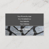 Elégant carte de visite pour les experts des roues (Dos)