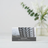 Elégant carte de visite pour les experts des roues (Debout devant)